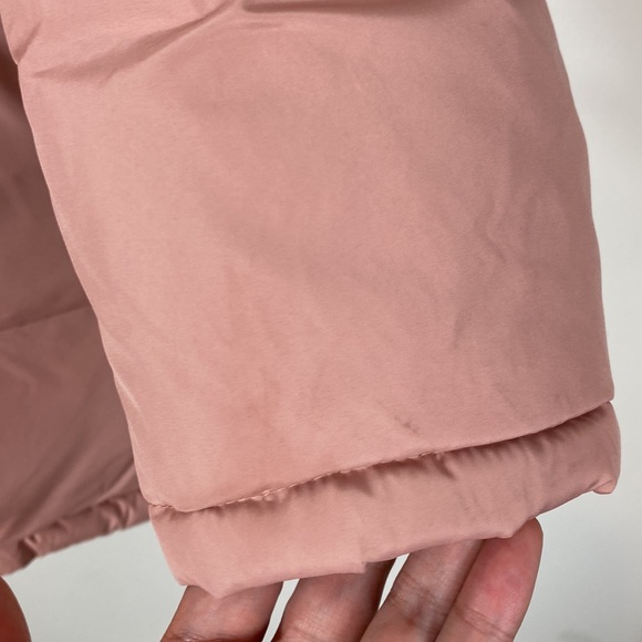 J. Crew Crewcuts Dusty Pink down puffer parka jacket fur hood trim - Picture 11 of 14